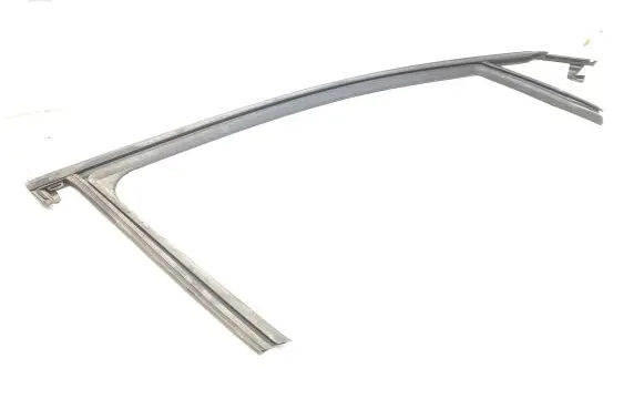Front door glass trim molding