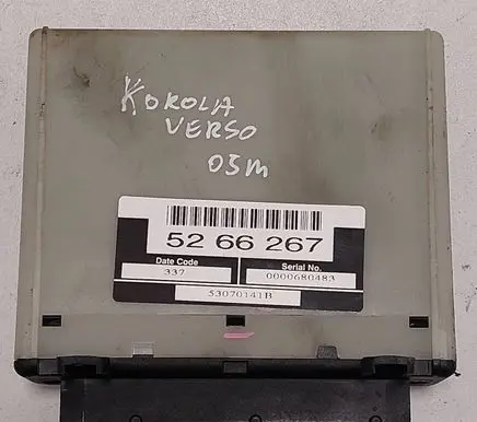 Toyota Corolla Verso AR10 Other control units/modules 5266267 53070141B 0000680483