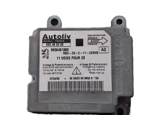 Peugeot 607 Airbag control unit/module 9656481880 603482000