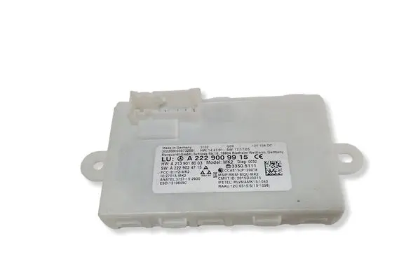Mercedes-Benz E W212 Keyless (KESSY) go control unit/module A2229009915