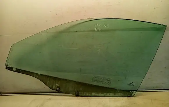 Mitsubishi Carisma Front door window glass four-door 43R000929 DOT39AS2M34