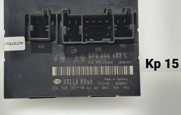 Audi A3 S3 A3 Sportback 8P Comfort/convenience module 8P0959433L 5DK00858348 06000620