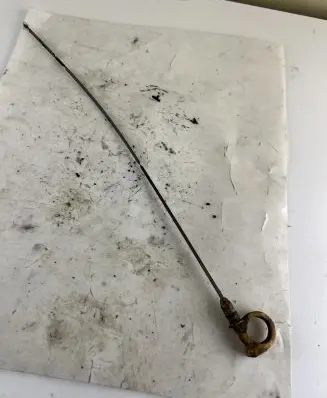 Oil level dip stick