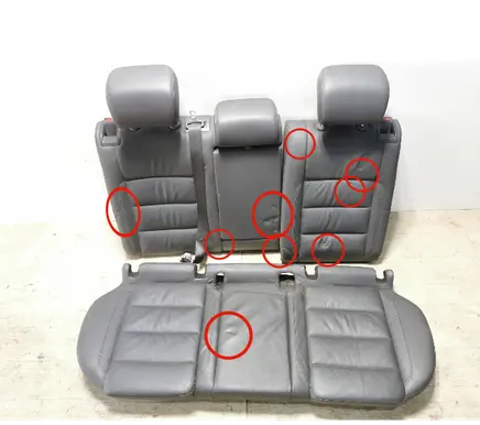 Volkswagen Golf V Rear seat 1k0885375cd 1k0857740h 1k6857807m