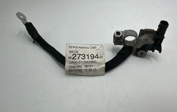Peugeot 2008 II Negative earth cable (battery) 9827319480