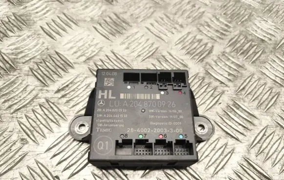 Mercedes-Benz C W204 Door control unit/module A2048700926 A2044421532 A2048200526