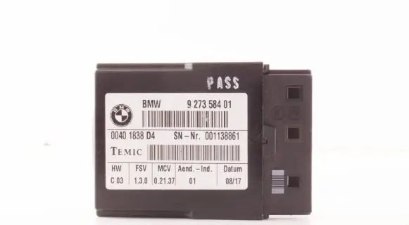 BMW 4 F32 F33 Other control units/modules 9273584 001138861 00401838D4