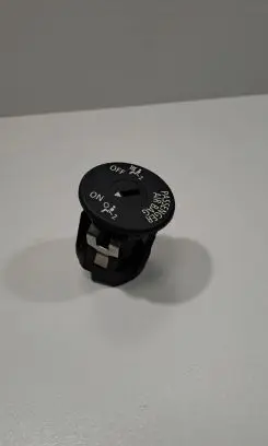 Passenger airbag on/off switch
