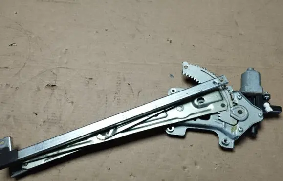 Front door window regulator with motor