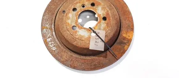 Mercedes-Benz ML W164 Rear brake disc neventiliuojamas