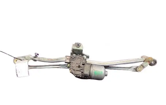 Front wiper linkage and motor