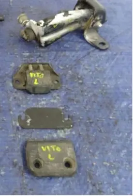 Mercedes-Benz Vito Viano W639 Roller guide/hinge set 