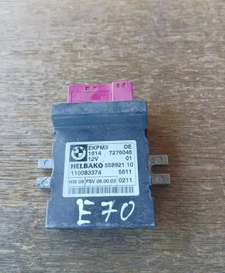 BMW X5 E70 Fuel injection pump control unit/module 7276046 55892110 110083374