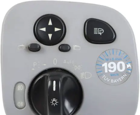 Mercedes-Benz C W203 Light switch A2035450904 244065747 04058531