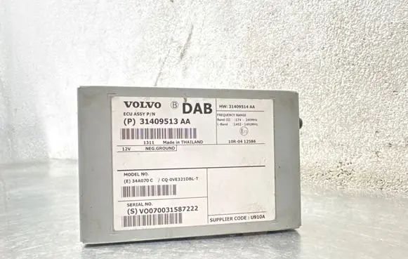 Volvo V60 Antenna control unit 31409514 31409513AA CC0VE321DBLT