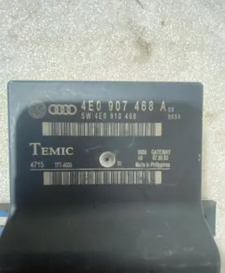 Audi A8 S8 D3 4E Gateway control module 4E0907468A 4E0910468