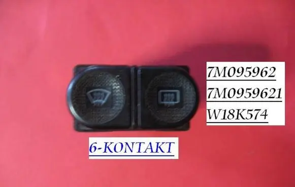 Windscreen/window heater switch