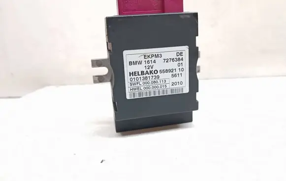 BMW 5 F10 F11 Fuel injection pump control unit/module 7276384 16147276384