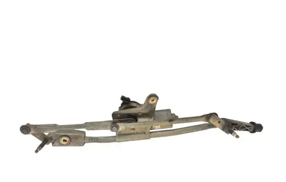 Front wiper linkage and motor