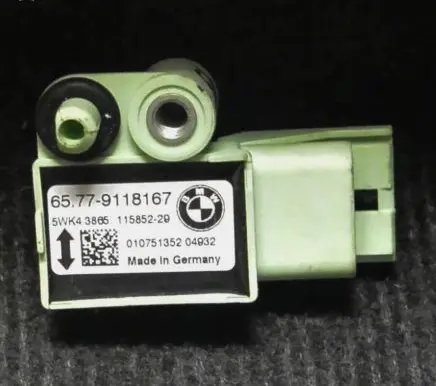 BMW 1 E81 E87 Airbag deployment crash/impact sensor 9118167 5WK43865