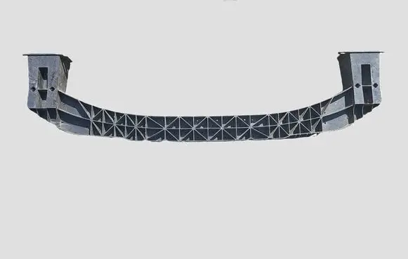 Peugeot 308 Front bumper support beam 9656741480