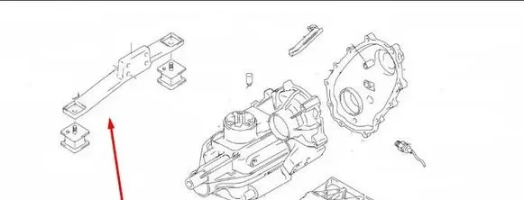 Suzuki Jimny Gearbox mounting bracket 2963181A00