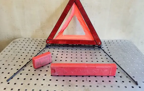 Emergency warning sign
