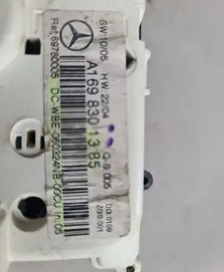 Mercedes-Benz B W245 Climate control unit A1698301385 69780005 E060324N