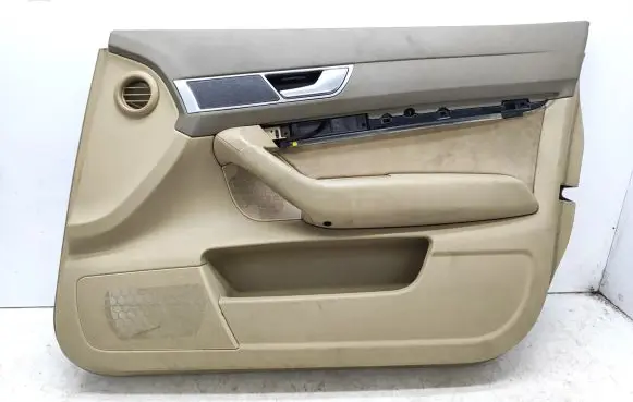 Audi A6 S6 C6 4F Front door card panel trim 4F1867106A 4F0035399A 4F0837020B