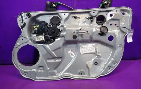 Volkswagen Polo Front door window regulator with motor 6Q4837402H