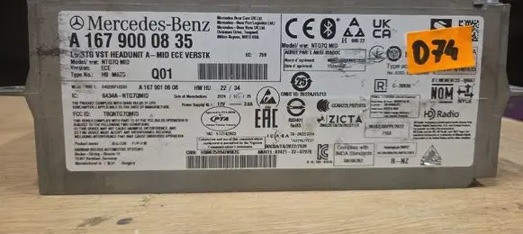 Mercedes-Benz GLE W167 Radio/CD/DVD/GPS head unit A1679000835