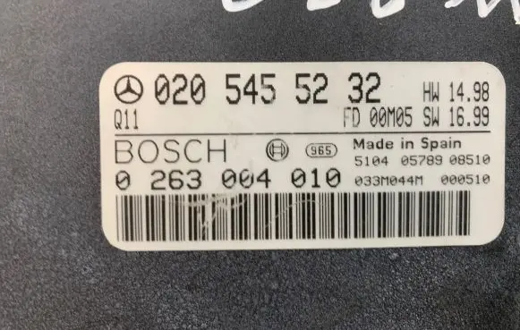 Mercedes-Benz S W220 Parking PDC control unit/module 0205455232 033M044M 0263004010