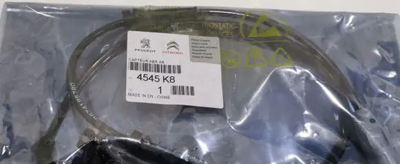 Peugeot 3008 I ABS rear brake sensor 4545K8