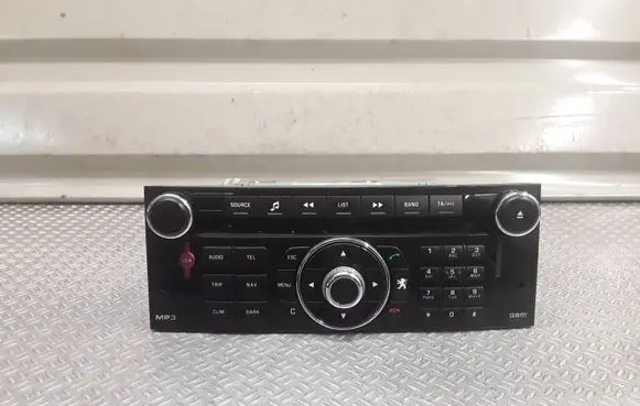 Peugeot 407 Radio/CD/DVD/GPS head unit 96665921XN