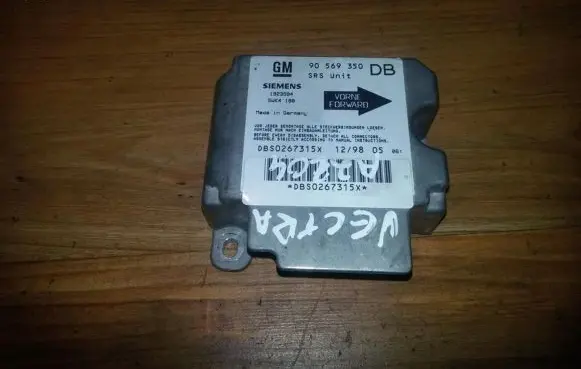 Opel Vectra B Airbag control unit/module 90569350 5wk4188