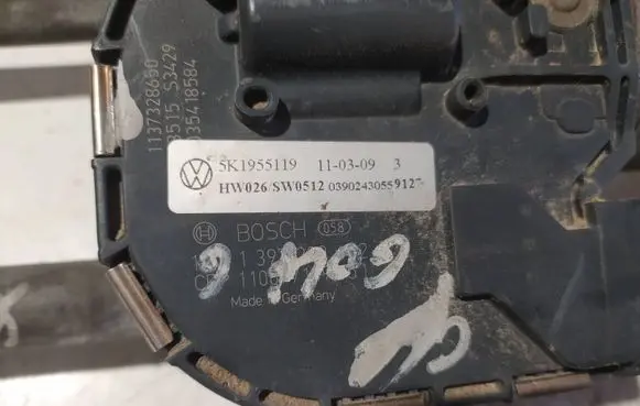 Volkswagen Golf VI Wiper motor 5K1955119 HW026SW0512 0390243055