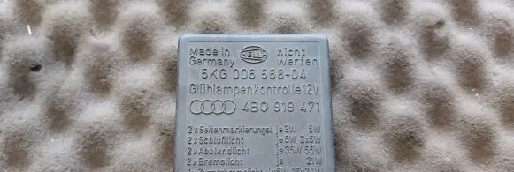 Audi A4 S4 B5 8D Other relay 4B0919471 5KG006568