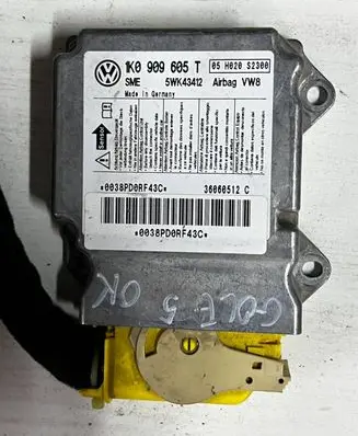 Volkswagen Jetta V Airbag control unit/module 1K0909605T 05H020S2300 5WK43412