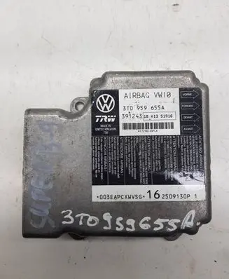 Skoda Superb B6 (3T) Airbag control unit/module 3T0959655A 2509130P 391243