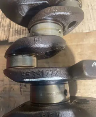 Opel Corsa D Crankshaft 55351722