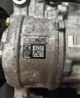 Audi S5 F5 Air conditioning (A/C) compressor (pump) 8w0816803a