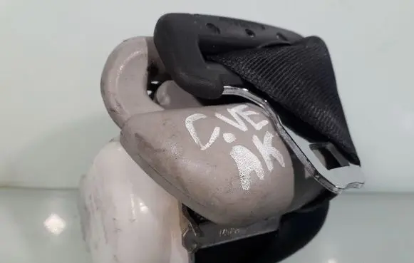 Toyota Corolla Verso AR10 Third row seat belt 