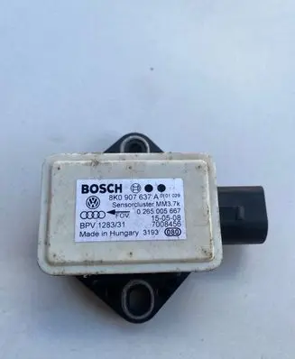 Audi A5 8T 8F ESP acceleration yaw rate sensor 8K0907637A 7008456 0265005667