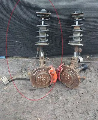 Chevrolet Captiva Front shock absorber with coil spring
