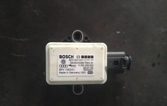 Audi A4 S4 B7 8E 8H ESP acceleration yaw rate sensor 8e0907637c 0265005620