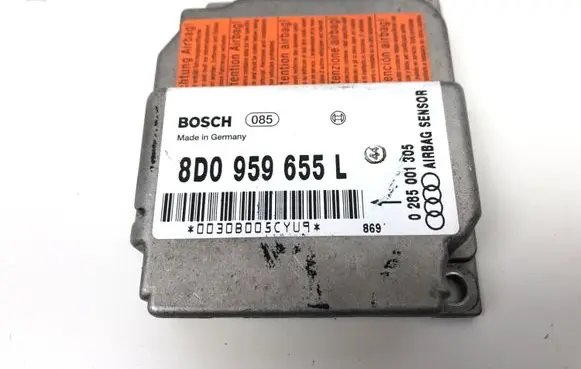 Audi A4 S4 B5 8D Airbag control unit/module 8D0959655L 0285001305