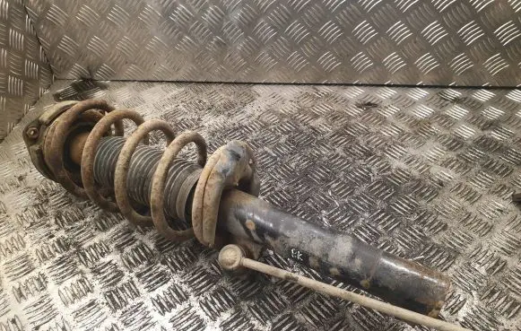 Front shock absorber with coil spring