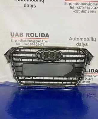 Audi A4 S4 B8 8K Front bumper upper radiator grill 8K0853651E 8K0853651F