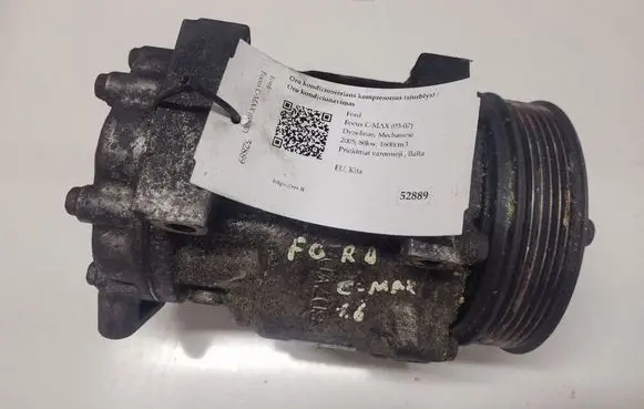 Ford Focus C-MAX Air conditioning (A/C) compressor (pump) 3M5H19D629GC 07719406324