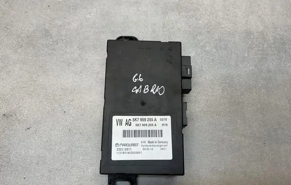 Volkswagen Golf VI Convertible roof control unit 5K7959255A